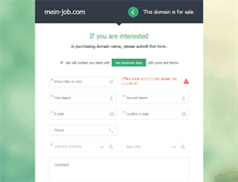 Tablet Screenshot of mein-job.com